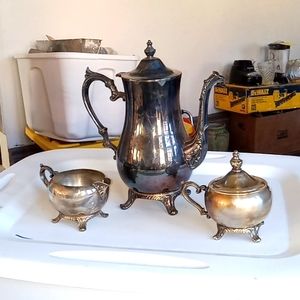Silver Vintage Tea set
